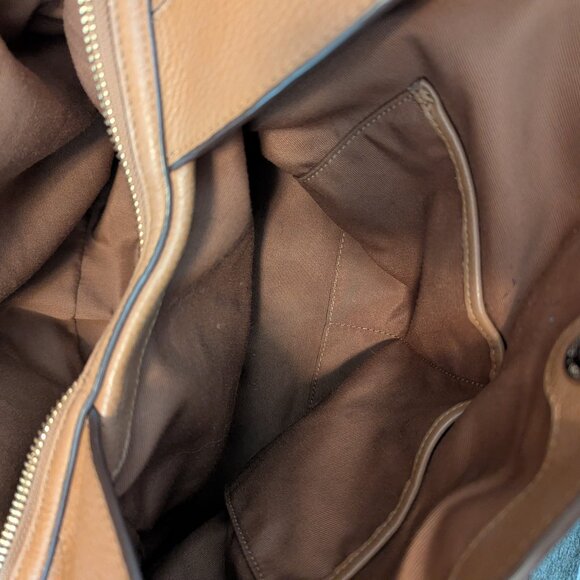 Coach Lexi pebble leather shoulder bag F57545 in mocha - Picture 11 of 15